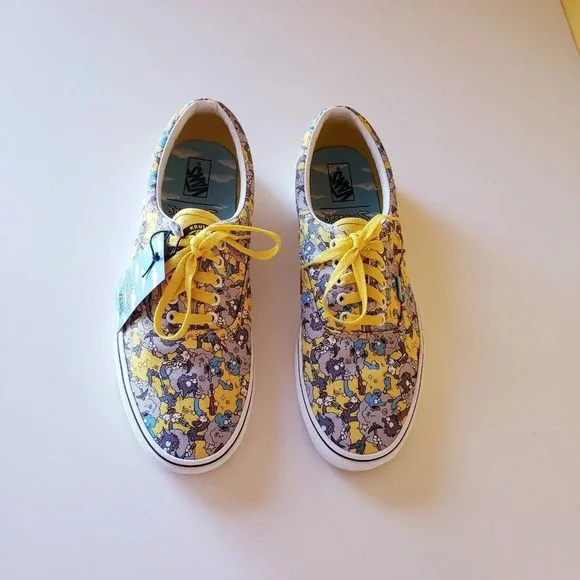 VANS Era X The Simpsons Itchy & Scratchy 2020 Yellow Sneakers Shoes Men's US 11